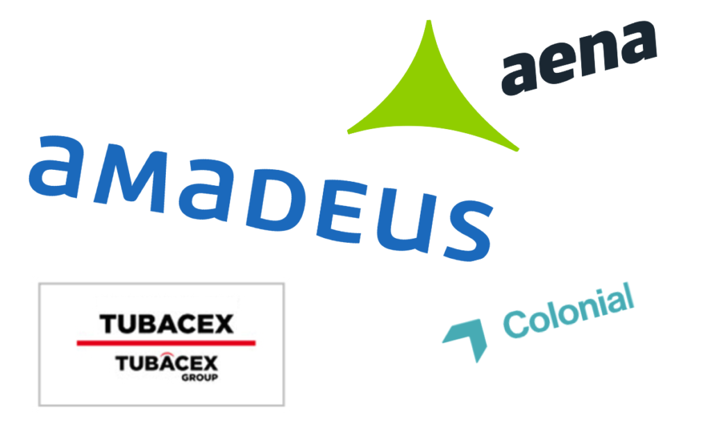 Amadeus, Colonial, Aena, Tubacex